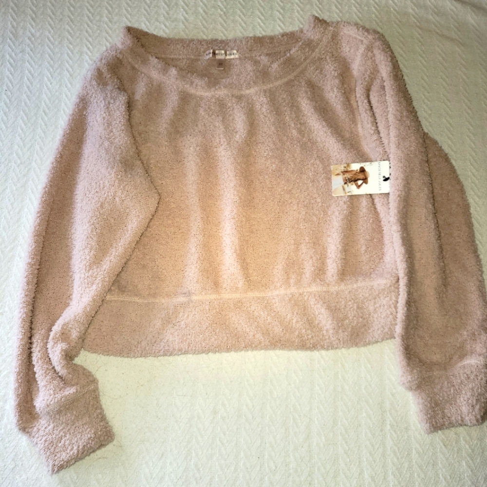 Sincerely Jules Crop Top Serpa Sweater Medium